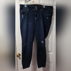 Torrid Dark Blue Straight Leg Jeans